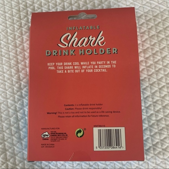 Inflatable Shark Drink Holder - Picture 2 of 2